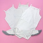 بادی دخترانه دو بند سفید کد d126 | برند next